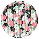 CIRCLE FLOWER PRINT BUBBLE POPPING SENSORY DE-STRESS TOY - Image 1