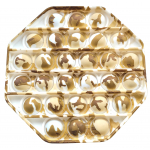 HEXAGON CAMOUFLAGE PRINT BUBBLE POPPING SENSORY DE-STRESS TOY - Image 1