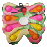 BUTTERFLY BUBBLE POPPING SIMPLE DIMPLE FIDGET SPINNER - Image 3