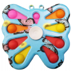 BUTTERFLY BUBBLE POPPING SIMPLE DIMPLE FIDGET SPINNER - Image 2
