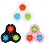 Three Sided Bubble Popping Fidget Spinner - Image 1