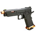 BABA YAGA COMBAT MASTER HI-CAPA GAS BLOWBACK AIRSOFT PISTOL WITH THREADED BARREL 1X BLACK - Image 1