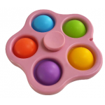 Five Sided Bubble Popping Fidget Spinner - Image 3