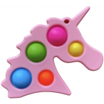 UNICORN BUBBLE POPPING SIMPLE DIMPLE FIDGET SENSORY TOY - Image 2