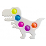 DINOSAUR BUBBLE POPPING SIMPLE DIMPLE FIDGET SENSORY TOY - Image 1