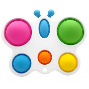 BUTTERYFLY BUBBLE POPPING SIMPLE DIMPLE FIDGET SENSORY TOY