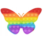 BUTTERFLY RAINBOW BUBBLE POPPING SENSORY DE-STRESS TOY - Image 1