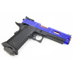 BABA YAGA COMBAT MASTER HI-CAPA CO2 BLOWBACK AIRSOFT PISTOL BLUE - Image 4