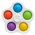 Five Sided Bubble Popping Fidget Spinner - Image 1