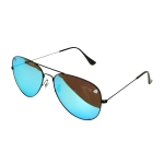 Bulldog Aviator Sunglasses Black Champagne - Image 1