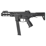 NEMESIS X9 PDW SMG AEG AIRSOFT GUN CLASSIC ARMY BLACK - Image 1