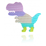 40CM DINOSAUR MACRON BUBBLE POPPING SENSORY DE-STRESS TOY - Image 1