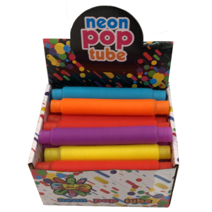 FIDGET SENSORY STRECTH TUBES BOX OF 30