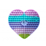 30CM HEART BOARD MACRON BUBBLE POPPING DE-STRESS TOY - Image 1