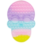 SKULL MACRON BUBBLE POPPING SENSORY DE-STRESS TOY - Image 1