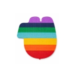 85CM SPACEMAN RAINBOW BUBBLE POPPING DE-STRESS TOY - Image 1