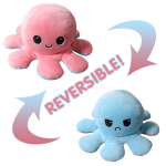 NA01 80CM GIANT REVERSIBLE OCTOPUS MOODEES TOY - Image 1