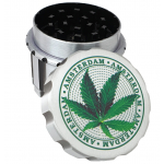HX117CP-1 55MM PACK OF 6 METAL TOBACCO GRINDER - Image 3