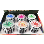 HX117CP-1 55MM PACK OF 6 METAL TOBACCO GRINDER - Image 2