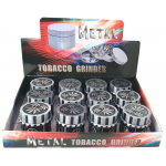 HX118K-1MY PACK OF 12 45MM LEAF METAL TOBACCO GRINDER - Image 2