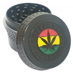 HX134DY-1MY-01 PACK OF 6 58MM METAL LEAF TOBACCO GRINDER - Image 1
