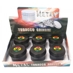 HX134DY-1MY-01 PACK OF 6 58MM METAL LEAF TOBACCO GRINDER - Image 2