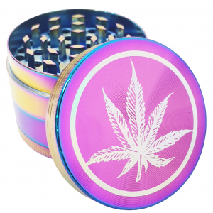 HX850PB-4T-XC PACK OF 12 50MM LEAF METAL TOBACCO GRINDER