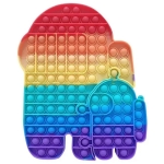 LARGE 2 PIECE SPACEMAN BUBBLE POPPING DE-STRESS TOY - Image 1