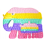 LARGE 2 PIECE ELEPHANT BUBBLE POPPING DE-STRESS TOY - Image 1