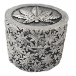 HX086B PACK OF 12 52MM LEAF METAL TOBACCO GRINDER - Image 1