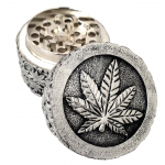 HX086B PACK OF 12 52MM LEAF METAL TOBACCO GRINDER - Image 2