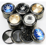 HX119Z-2BX-SD  PACK OF 12 52MM METAL TOBACCO GRINDER - Image 1