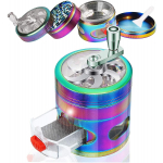 HX143SY-XC+1 PACK OF 6 63MM METAL TOBACCO GRINDER - Image 1