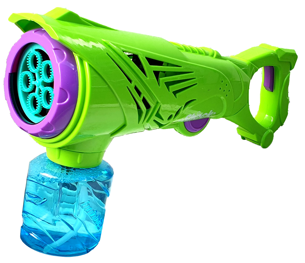 P81158 Battery Operated Fun Cannon Bubble Gun Trimex Wholesale UK