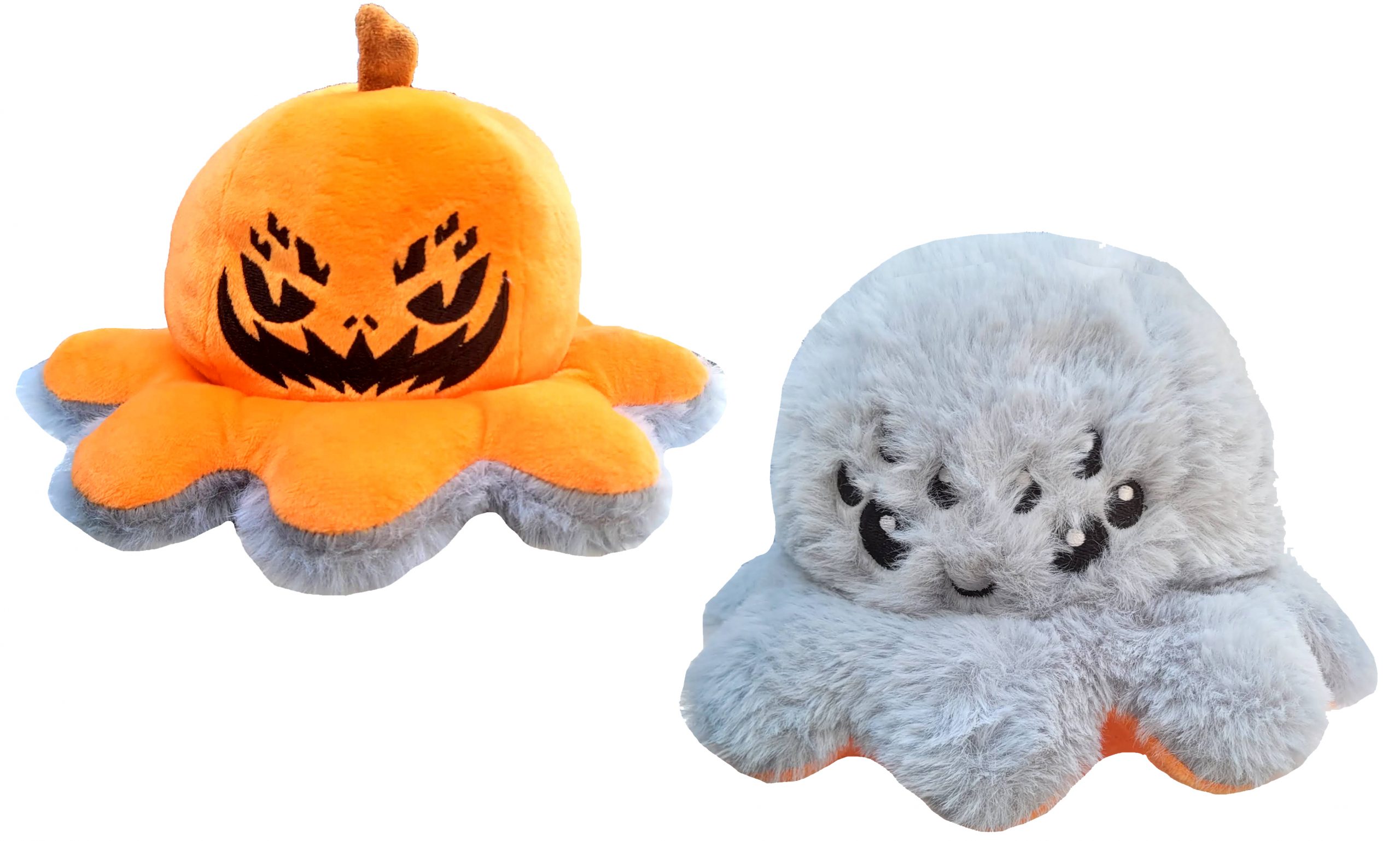 HP0140 40CM PUMPKIN REVERSIBLE OCTOPUS MOODEES TOY Trimex