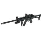 HY017C Umpa Spring Airsoft Rifle Black - Image 1