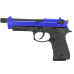 SR92 A1 Gas Blowback Two Tone Airsoft Pistol with Threaded Barrel - Image 1