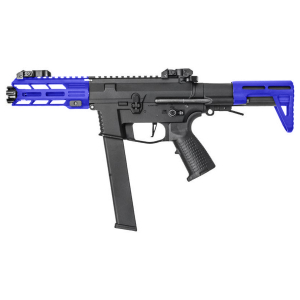 NEMESIS X9 PDW SMG AEG AIRSOFT GUN CLASSIC ARMY BLUE