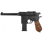 Galaxy G12 Airsoft Metal Spring Pistol - Black - Image 1