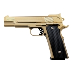 Galaxy G20 Airsoft Metal Spring Pistol - Gold - Image 1