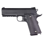 Galaxy G25 Airsoft Metal Spring Pistol - Black - Image 1