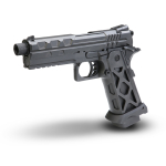 CO762XEX TARTARUS MK II WITH THREADED BARREL CO2 AIRSOFT PISTOL FULL METAL - Image 1