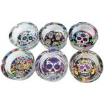 HX2012 84MM GLASS ASHTRAY PACK OF 6 - Image 1