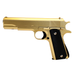 G13 Galaxy Airsoft Metal Spring Pistol - Gold - Image 1