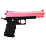 G6 Galaxy Airsoft Metal Spring Pistol - Pink Two Tone - Image 4