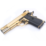 SR1911 SRV-12 GOLDEN GAS PISTOL FULL METAL BLACK - With Hard Case - Image 7
