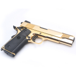 SR1911 SRV-12 GOLDEN GAS PISTOL FULL METAL BLACK - With Hard Case - Image 6