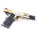 SR1911 SRV-12 GOLDEN GAS PISTOL FULL METAL BLACK - With Hard Case - Image 4