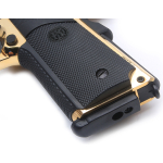 SR1911 SRV-12 GOLDEN GAS PISTOL FULL METAL BLACK - With Hard Case - Image 2