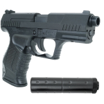 HA124 HFC Airsoft Spring Pistol With Supressor - Image 1